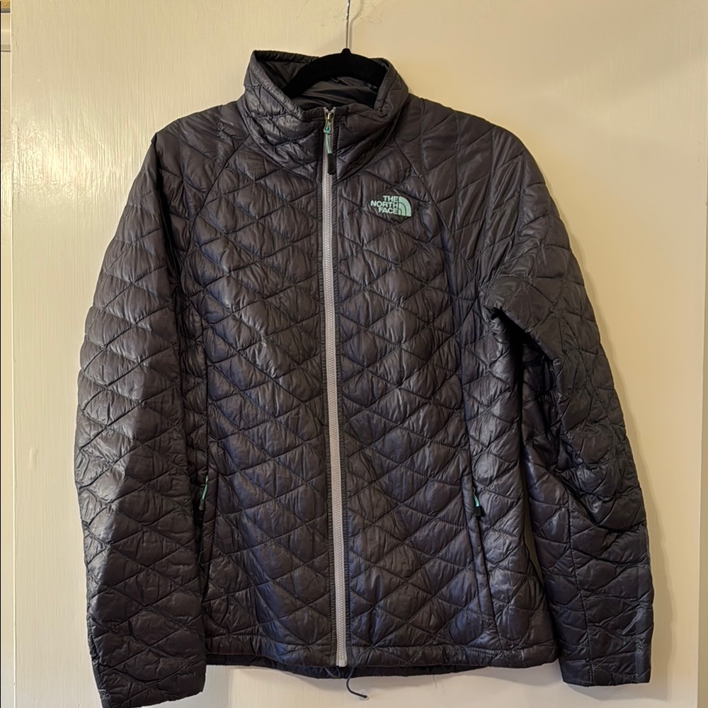 The North Face Thermoball Puffer Jacket | Small | Purple Gray
